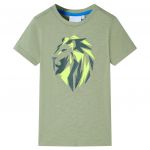 Tricou pentru copii, kaki, 104