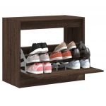 vidaXL Pantofar, stejar maro, 80x42x69 cm, lemn compozit