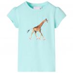 Tricou pentru copii, turcoaz deschis, 128