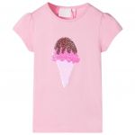 Tricou pentru copii, roz aprins, 92