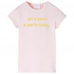 Tricou pentru copii, roz pal, 128