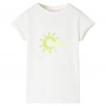 Tricou pentru copii, ecru, 116