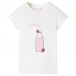 Tricou pentru copii, ecru, 116