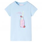 Tricou pentru copii, albastru pal, 140