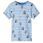 Tricou pentru copii, mix de albastru, 92