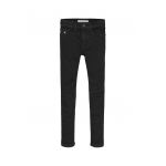 Blugi skinny cu broderie logo