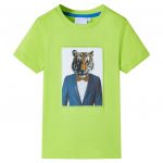 Tricou pentru copii cu mâneci scurte, lime, 92