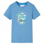 Tricou pentru copii, albastru mediu, 116