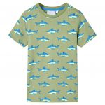 Tricou pentru copii, kaki deschis, 128