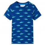 Tricou pentru copii, albastru închis, 128