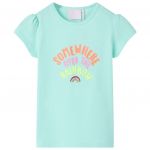 Tricou pentru copii, turcoaz deschis, 128