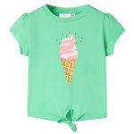 Tricou pentru copii, verde deschis, 128