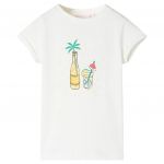 Tricou pentru copii, ecru, 104