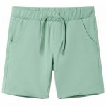 Pantaloni scurți pentru copii cu șnur, kaki deschis, 104