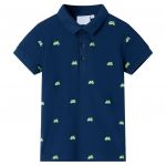 Tricou polo pentru copii, bleumarin, 140