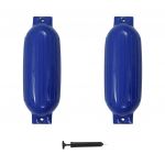 vidaXL Baloane de acostare, 2 buc., albastru, 69 x 21,5 cm, PVC