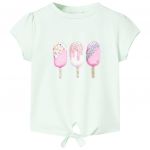 Tricou pentru copii, verde mentă deschis, 104