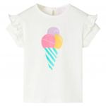 Tricou pentru copii, ecru, 104