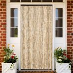 vidaXL Perdea pentru insecte, bej, 120x220 cm, Chenille