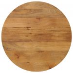 vidaXL Blat de masă rotund, Ø 70x3,8 cm, lemn masiv de mango brut