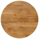 vidaXL Blat de masă rotund, Ø 90x2,5 cm, lemn masiv de mango brut