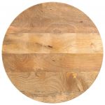 vidaXL Blat de masă rotund, Ø 40x3,8 cm, lemn masiv de mango brut