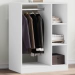 vidaXL Dulap, alb, 77x48x102 cm, lemn prelucrat