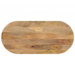 vidaXL Blat de masă oval, 90x40x2,5 cm, lemn masiv de mango