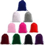 Geantă cadou catifea 50 buc multicolor XL