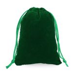 Geantă cadou catifea 50 buc verde inchis M