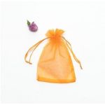 Saci Organza 100 buc portocale L