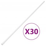vidaXL Șine de cabluri, Ø16 mm, 30 m, PVC