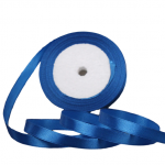 Panglică satinată 10 mm / 22 m albastru marin