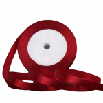 Panglică satinată 10 mm / 22 m burgundy