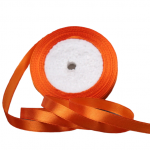 Panglică satinată 38 mm / 22 m portocale