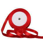 Panglică satinată 38 mm / 22 m roșu