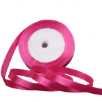 Panglică satinată 38 mm / 22 m roz închis