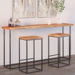 vidaXL Blat masă 160x40x2,5 cm dreptunghiular lemn acacia margine vie