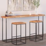 vidaXL Blat masă 180x40x2,5 cm dreptunghiular lemn acacia margine vie