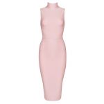 Rochie teacă Aretha roz XS