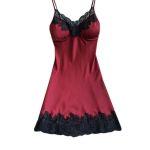 Rochie sexy cu dantela burgundy S