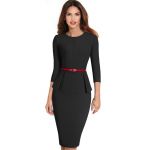 Rochie formală cu curea negru M