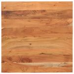 vidaXL Blat de masă pătrat, 80x80x2,5 cm, lemn masiv de acacia