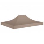 vidaXL Acoperiș cort de petrecere, gri taupe, 4,5 x 3 m, 270 g/m²