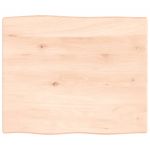 vidaXL Blat masă 60x50x2 cm lemn masiv stejar netratat contur organic