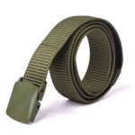 Curea bărbătească cu buzunar verde armată