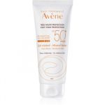 Avène Sun Minéral Lapte de protecție fără chimicale și parfum SPF 50+