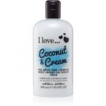 I love... Coconut & Cream Ulei gel de duș și baie