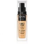 NYX Professional Makeup Can't Stop Won't Stop Full Coverage Foundation fond de ten cu acoperire ridicată