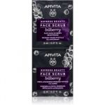 Apivita Express Beauty Bilberry peeling intensiv de curățare pentru o piele mai luminoasa